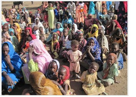 Nothilfe für Vertriebene im Darfur - Katastrophenhilfe, El Fasher, Sudan